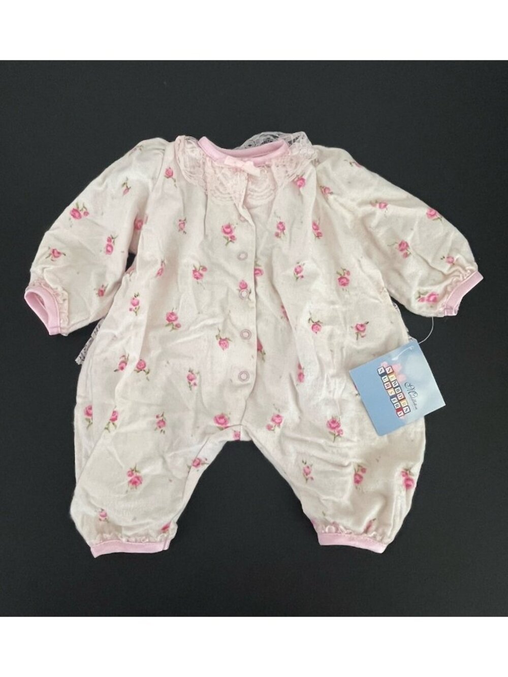 Middleton Newborn Nursery Doll Apparel Romper One Piece Floral NWT